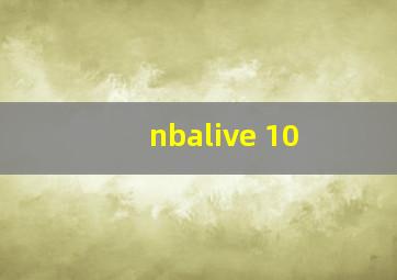 nbalive 10